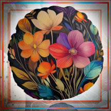 COUSSIN ACCENTO ROND - Fleurs magnifiques et color