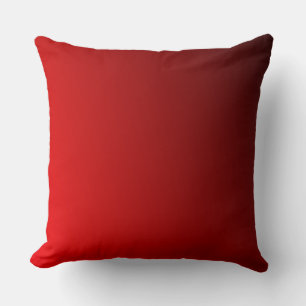 Coussin Accents de déco couleur rouge laque