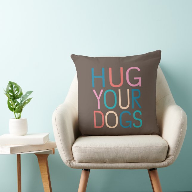 Coussin Accrochez vos chiens (Chaise)