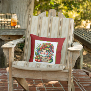 Coussin Accueil agréable jardin gnome
