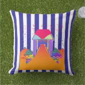 Coussin Accueil Bleu (Herbe)