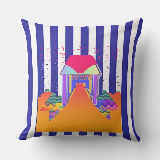 Coussin Accueil Bleu (Recto)