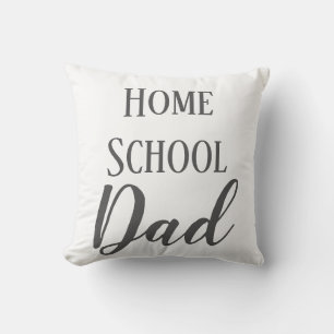 Coussin Accueil École Papa gris et blanc