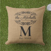 Coussin Accueil élégant tendance motif personnalisé en fau (Herbe)