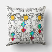 Coussin Accueil Fleurs Soleil (Verso)