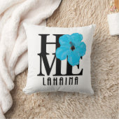 Coussin ACCUEIL Hibiscus bleu de Lahaina (Couverture)