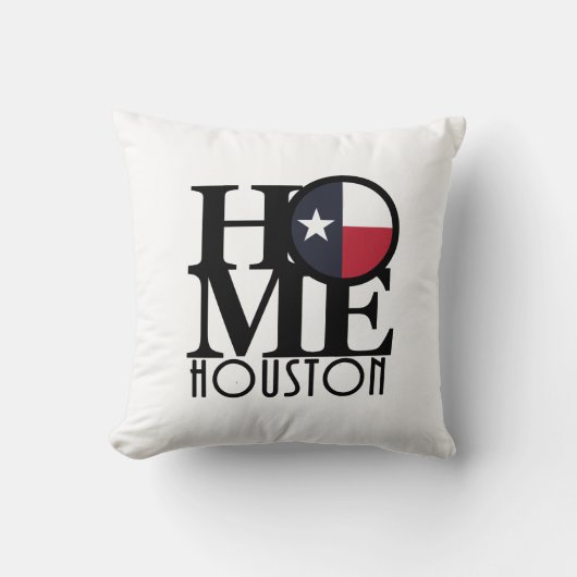 Coussin ACCUEIL Houston Texas (Recto)