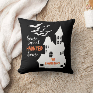 Coussin Accueil Sweet Haunted Accueil Halloween Nom