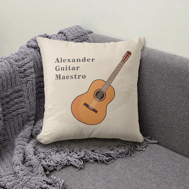 Coussin Acoustic Guitar (Acoustic Guitar Pillow)