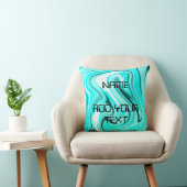 Coussin Acrylique noire bleu pour marbre ajouter votre log (Chaise)