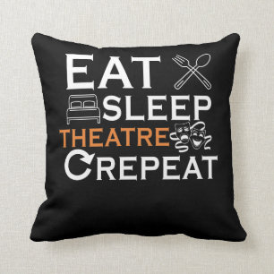 Coussin Acteur de théâtre mangeant le Théâtre Sleep Sh