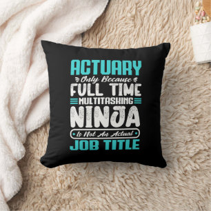 Coussin Actuaire Titre de l'emploi Profession Amusante Ana