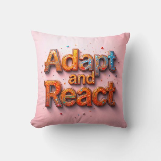 Coussin Adapter et réagir (Recto)