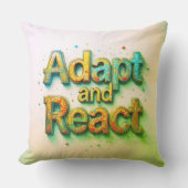 Coussin Adapter et réagir en extérieur (Recto)