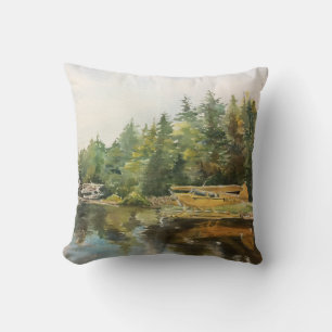 Coussin Adirondacks hydravion Lac Forêt Vert
