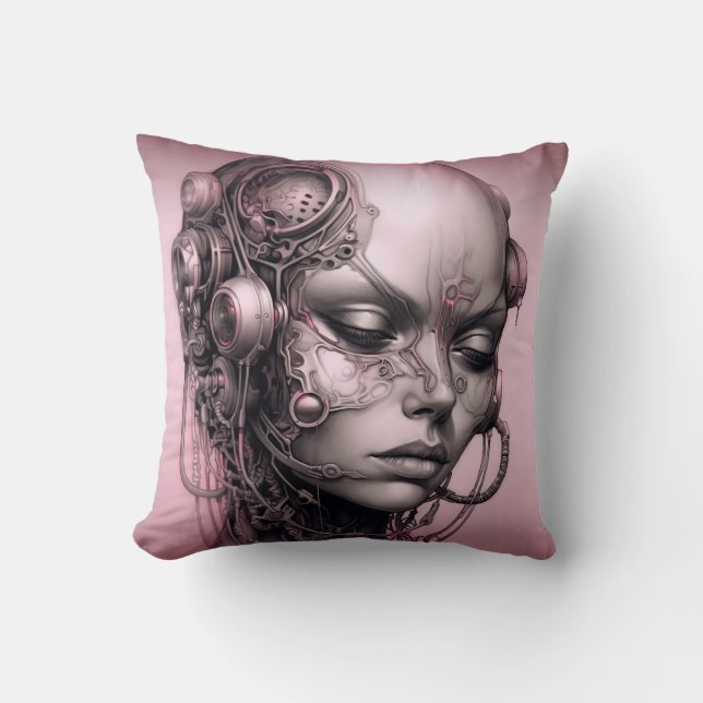 Coussin Ado Cool Cyborg Girl (Recto)