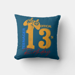 Coussin Adolescent officiel 13 ans 13e anniversaire Joueur