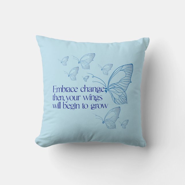 Coussin Adopter le changement (Recto)