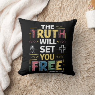 Coussin Adoptez la vérité libératrice