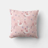 Coussin Adorable Animal Swan Lake Botanical Kids (Recto)