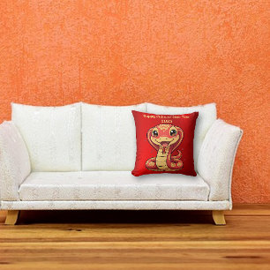 Coussin Adorable Baby Snake Chinois Nouvel An Jeu d'oreill