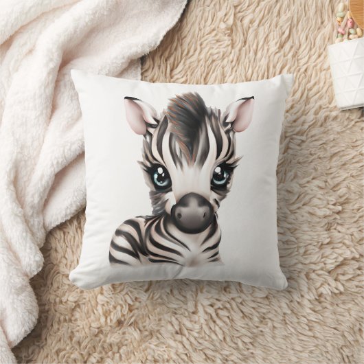 Coussin adorable bébé Zebra (Couverture)