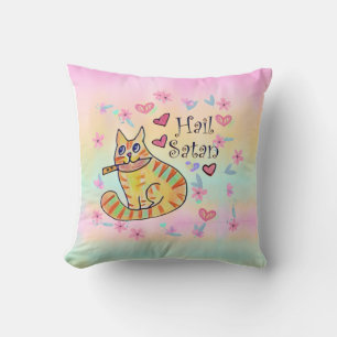 Coussin adorable chatte chatte mignonne mais sarcastique