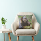 Coussin adorable chèvre de bébé (Chaise)