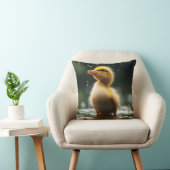 Coussin "Adorable Duckling in the Rain  (Chaise)