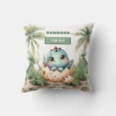 Coussin Adorable éclosion Bientôt bébé Dinosaur Baby Couss (Verso)
