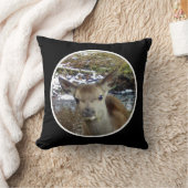 Coussin Adorable Faon Bébé Cerf Rouge Douce Forêt (Couverture)