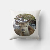 Coussin Adorable Faon Bébé Cerf Rouge Douce Forêt (Verso)
