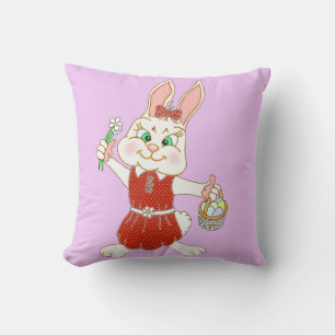Coussin Adorable Lapin De Pâques