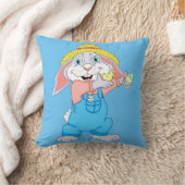 Coussin Adorable Lapin Garçon de Pâques (Couverture)