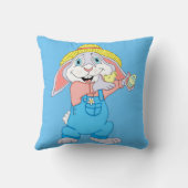 Coussin Adorable Lapin Garçon de Pâques (Verso)