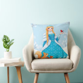 Coussin Adorable Maiden Souriant Neige (Chaise)
