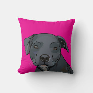 Coussin Adorable personnel bleu (rose)