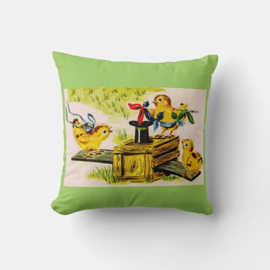 Coussin adorable petit magicien (Recto)