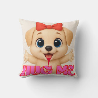 Coussin Adorable Puppy Pillow – Cute Cartoon Dog Home DCR
