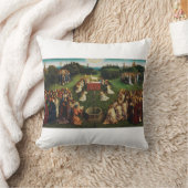 Coussin Adoration de l'agneau par Jan van Eyck (Couverture)