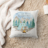 Coussin Adventure Forest Animals Camp Baby Boy Bird Stats (Couverture)