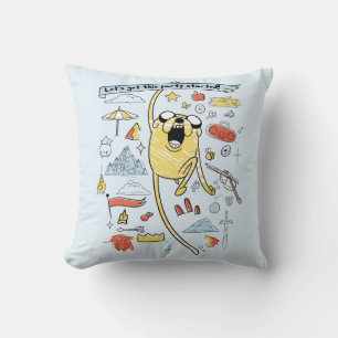 Coussin Adventure Time   Party Jake Sketch