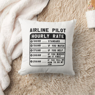 Coussin Aéronautique à tarif horaire amusant