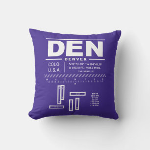 Coussin Aéroport international de Denver DEN