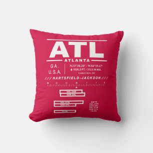 Coussin Aéroport international Hartsfield-Jackson d'Atlant