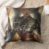 Coussin Aesthetic / Dark Fantasy Girl (Couverture)