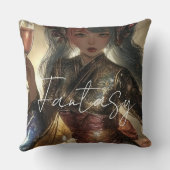 Coussin Aesthetic / Dark Fantasy Girl (Verso)
