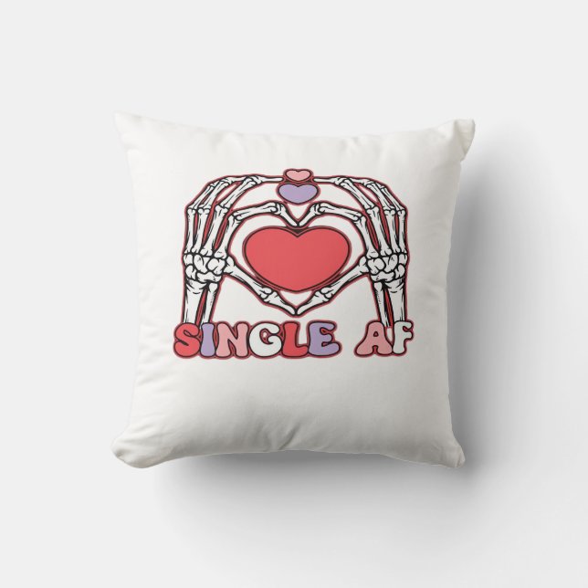 Coussin Af Skeleton Mains Valentines Classic (Recto)