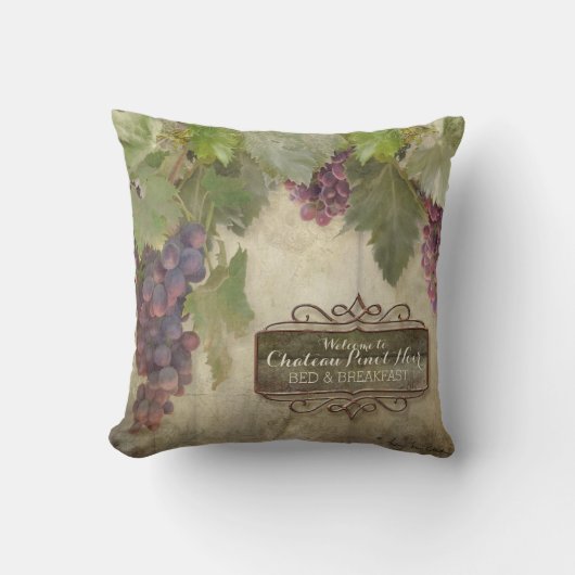 Coussin Affaire Wine Sign (Recto)