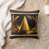 Coussin Affiche Abstraite Géométrique – Design Moderne Vib (Couverture)